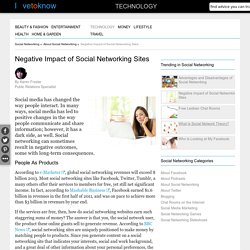 Negative Impact of Social Networking Sites