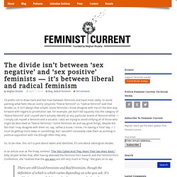The divide isn’t between ‘sex negative’ and ‘sex positive’ feminists — it’s between liberal and radical feminism