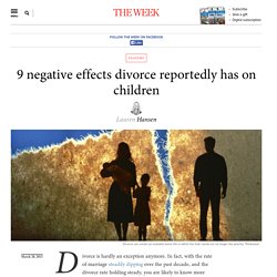 Effects of divorce on children essay