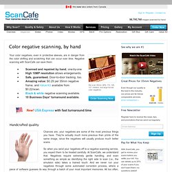Negative Scanning - Services - ScanCafe