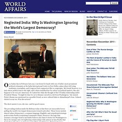 Neglected India: Why Is Washington Ignoring the World’s Largest Democracy?