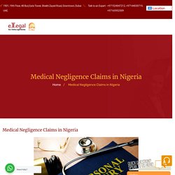 Medical Negligence Claims in Nigeria - Online and Offline Legal, Corporate, Management, HR, Writing and Marketing Consultants