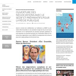 16/12/20 - Montreuil - Ouverture des négociations avec le SEDIF et préparatifs pour la régie publique