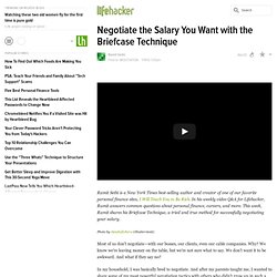 Negotiate the Salary You Want with the Briefcase Technique