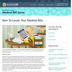 How To Negotiate Your Medical Bills
