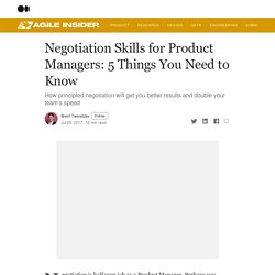 Negotiation Skills for Product Managers: 5 Things You Need to Know