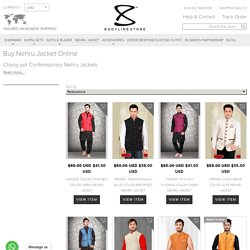 Buy Designer Nehru Jacket for Men Online