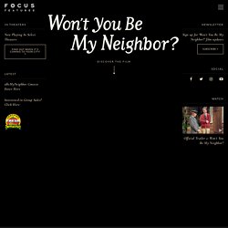 Won't You Be My Neighbor? Movie