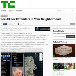 See All Sex Offenders In Your Neighborhood