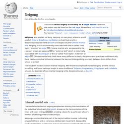 Neigong - Wikipedia