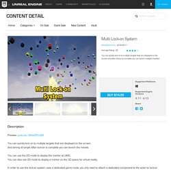 Multi Lock-on System by NekoNekoFrenzy in Blueprints - UE4 Marketplace