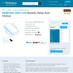 NEMFXSC-RDC1-SO - Reverb, Delay and Chorus