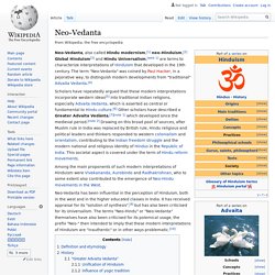 Neo-Vedanta - Wikipedia