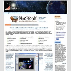 NeoBook Rapid Application Builder - Overview