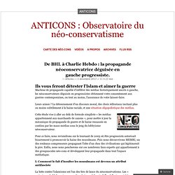 ANTICONS Observatoire du Néo-conservatisme