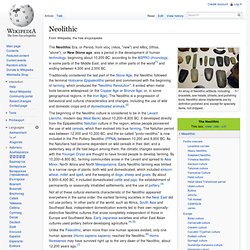 Neolithic on Wikipedia