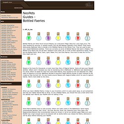 NeoPets Guides - Bottled Faeries