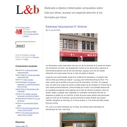 Estampas neoyorquinas III: libr