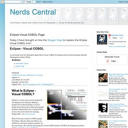 Eclipse Visual COBOL Page