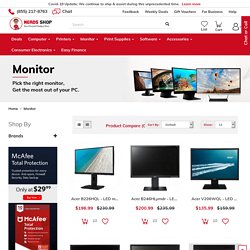 Pick the Right Monitor for Your PC at NerdsShop.us