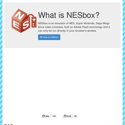 NESbox - play NES, SNES, SEGA games online!