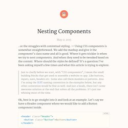 Nesting Components
