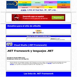 .NET Framework y lenguajes .NET
