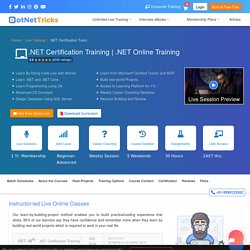 What is the Dot Net Online Training?