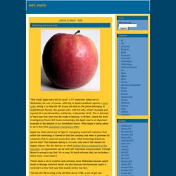 net.wars: Poisoning the fruit tree