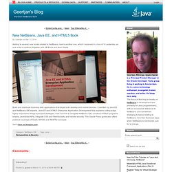 New NetBeans, Java EE, and HTML5 Book