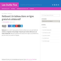 Netboard. Un tableau blanc en ligne gratuit et collaboratif