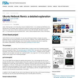 Ubuntu Netbook Remix: a detailed explanation
