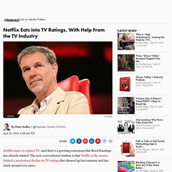 Netflix is 6% of TV Business, 43% of Ratings Decline – Nathanson