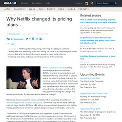 Why Netflix changed its pricing plans