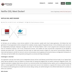 Netflix OSS, meet Docker!