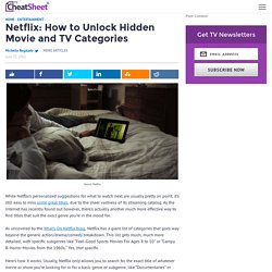 Netflix Secret Codes: How to Unlock Hidden Movie Categories - Page 2