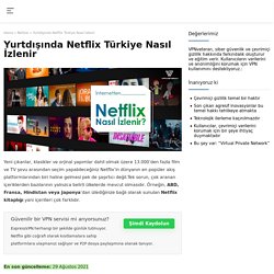 Netflix Türkiye izle