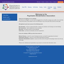 Welcome to the US Psychiatric Rehabilitation Association!