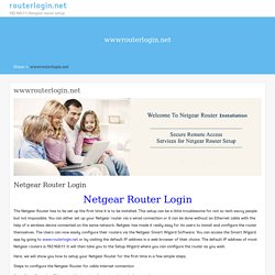 Netgear Router Login