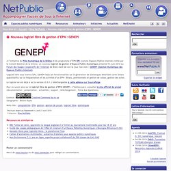 Nouveau logiciel libre de gestion d’EPN : GENEPI