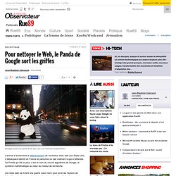 Pour nettoyer le Web, le Panda de Google sort les griffes