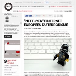 “Nettoyer” l’Internet européen du terrorisme