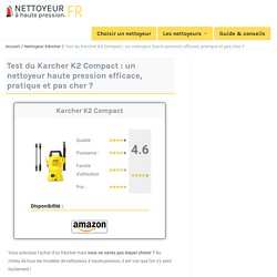 Nettoyeur à haute pression : comparatif et avis