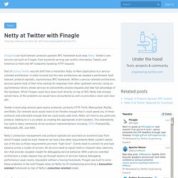 Netty at Twitter with Finagle