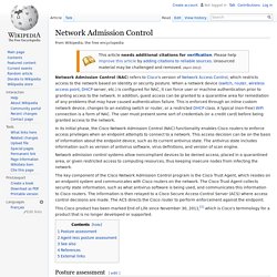 Network Admission Control