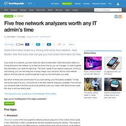 Five free network analyzers worth any IT admin's time