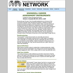 CPAD Network Career Assessment Instruments