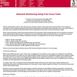 Free Debian Linux Network Monitor Bandwidth Performance with MRTG and SNMP