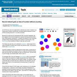 Neural network gets an idea of number without counting - tech - 20 January 2012
