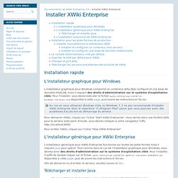 Network - Installer XWiki Enterprise